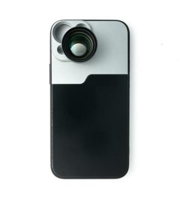 Zoom Linse 3x Tele Objektiv Filter mit Hülle in Schwarz für iPhone 13 Mini