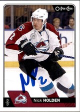 Nick Holden Signed Auto 2016-17 O-Pee-Chee card Colorado Avalanche