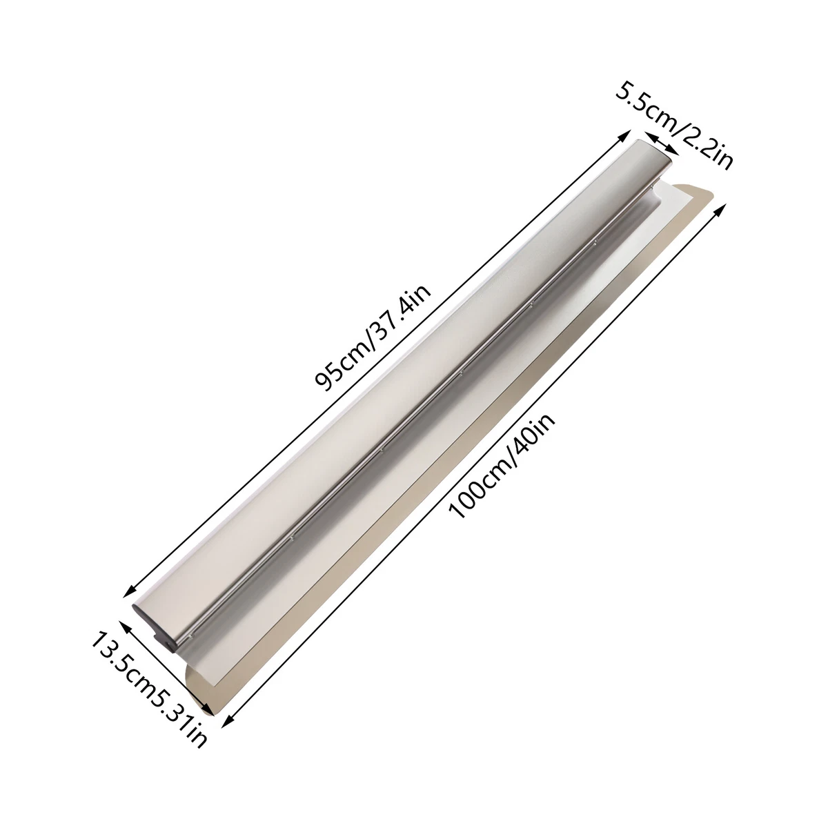 Wall putty blade with handle deals