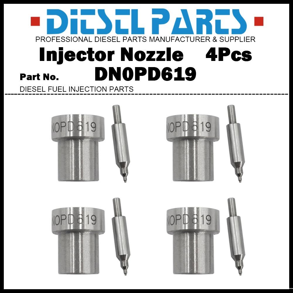 4x Injector Nozzle DN0PD619 for Toyota 1KZ-T 1KZ-TE 5LE 23600
