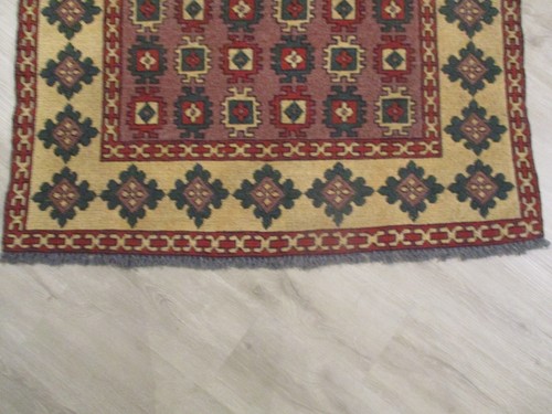 ESTATE 3x9 Circa 1970 Flat Weave Reversible Kilim Handmade Wool Rug 583164 - Picture 5 of 10