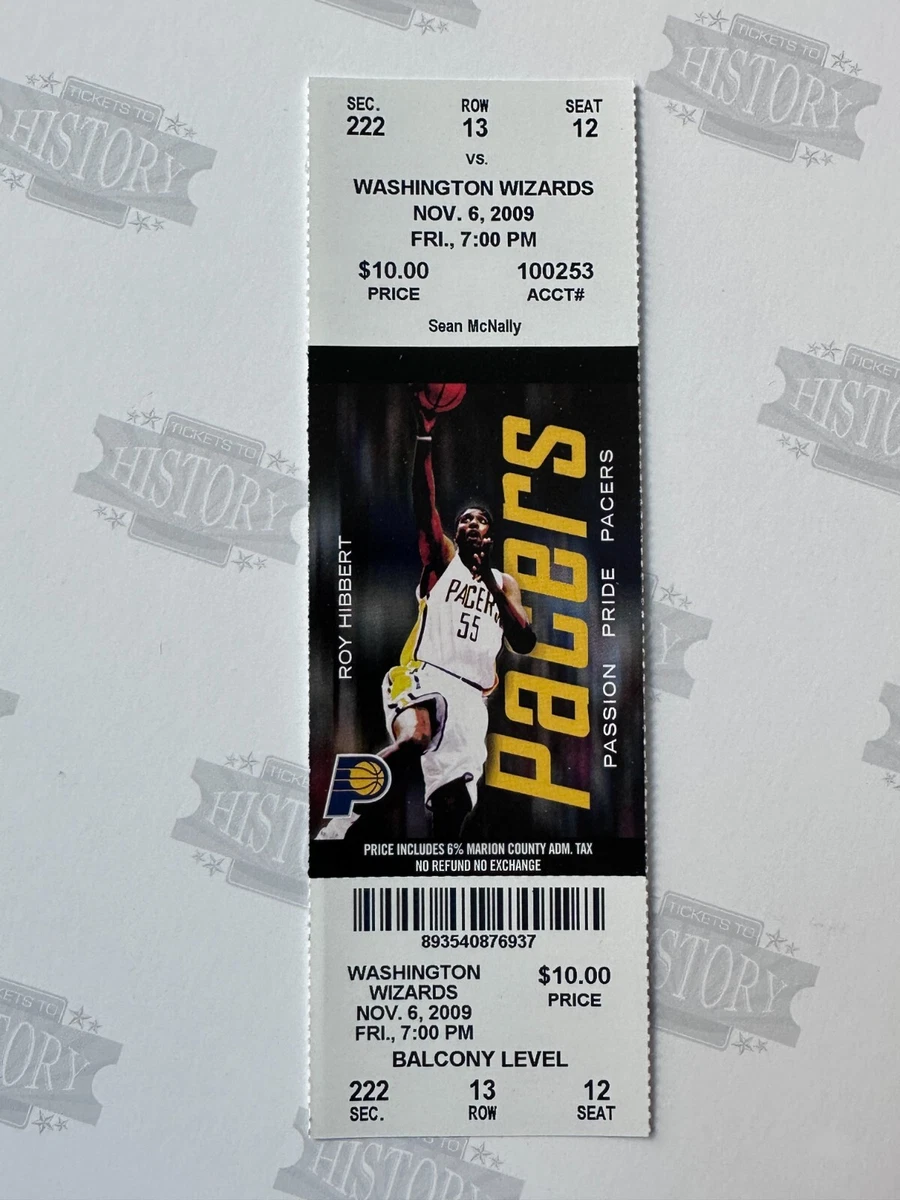 Basketball Indiana Pacers Vintage Sports Ticket Stubs for sale | eBay