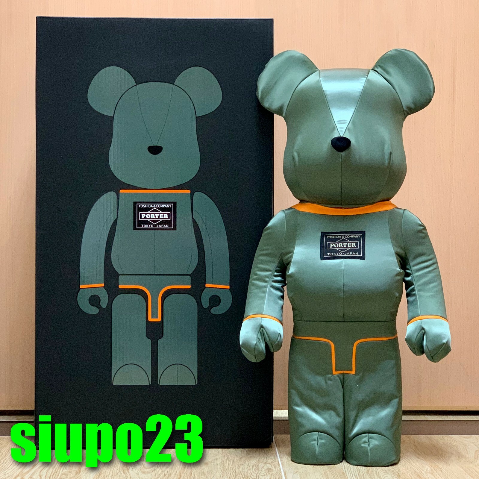 Medicom 1000% orsoBRICK PORTER Be@rbrick CISTERNA Salvia verde EDIZIONE specialeeE Medicom 1000% orsoBRICK PORTER Be@rbrick CISTERNA Salvia verde EDIZIONE specialeeE