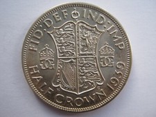 1939 George VI silver Halfcrown A UNC #1