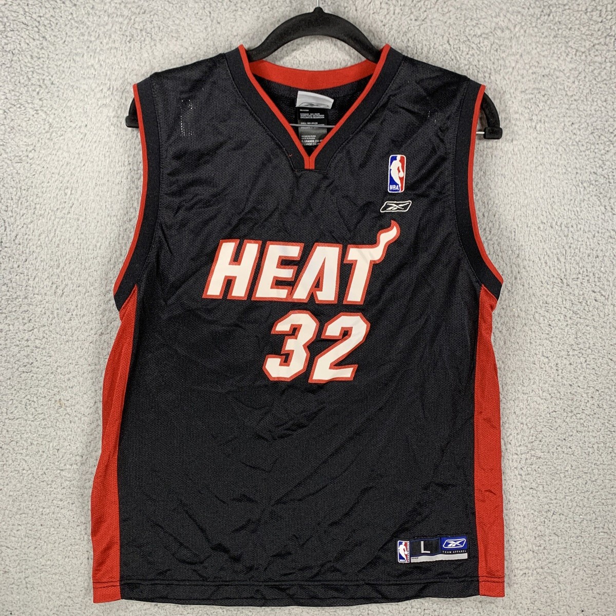 VTG REEBOK #32 SHAQUILLE O'NEAL MIAMI HEAT NBA JERSEY YOUTH