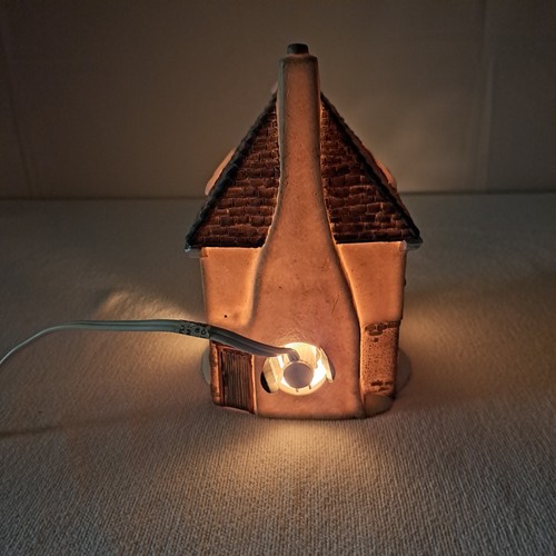 Dept 56 c.1995 "Morston bistecca e torta renale porcellana illuminata casa di Natale" - Foto 6 di 13