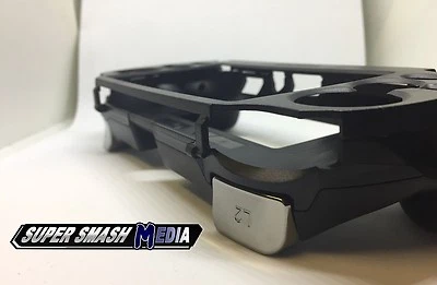 PS VITA 1000 L2 R2 BUTTON GRIP COVER BLACK PSVITA POWERGRIP - UK SELLER