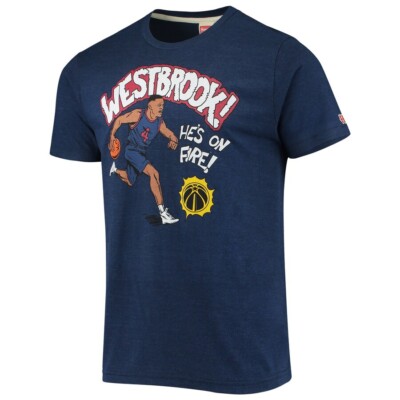 Men's Washington Wizards Russell Westbrook Homage Navy Comic