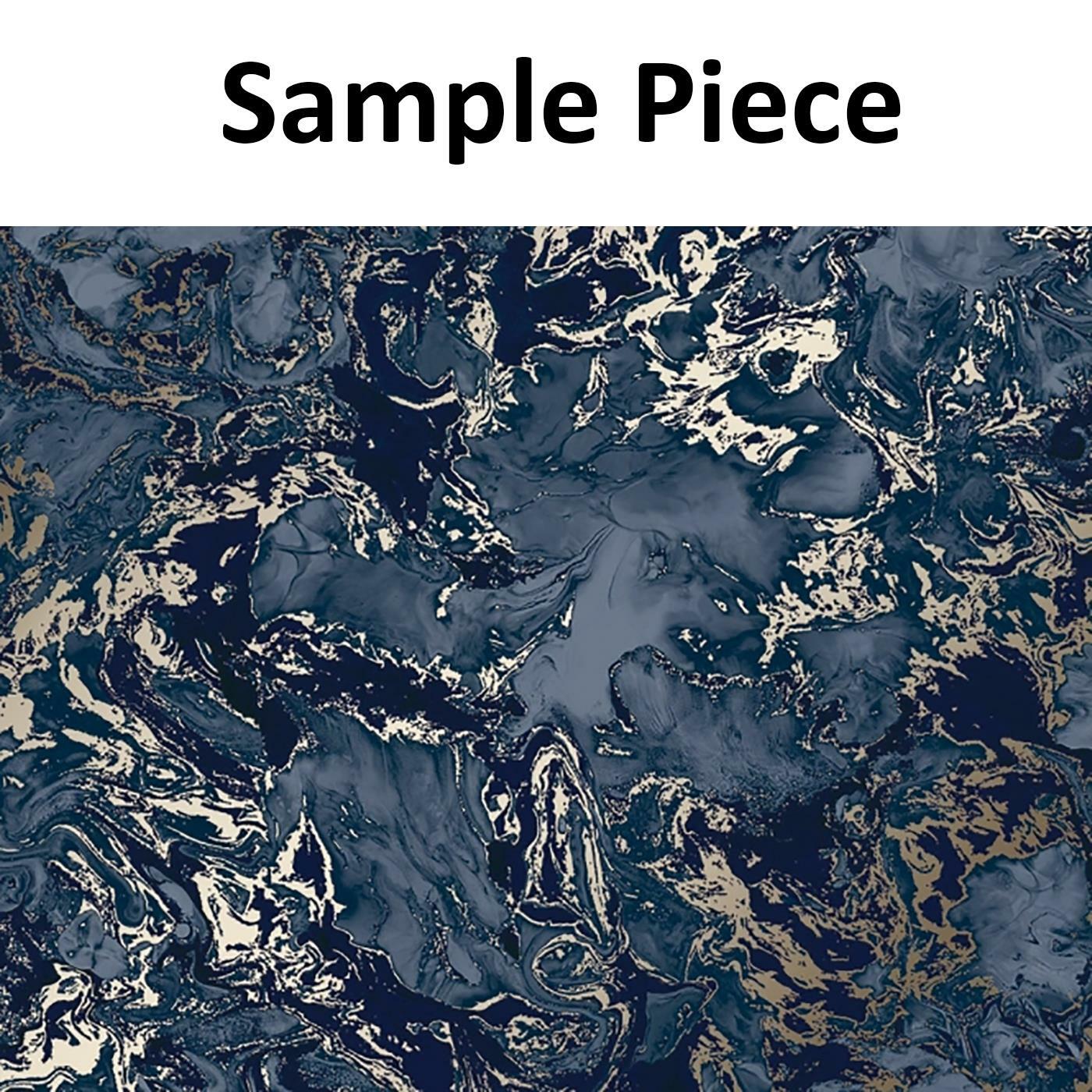 Sample Liquid Marble Navy Silver
