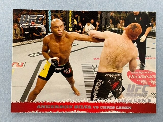 2009 Topps UFC Round 1 Anderson Silva Rookie Card #46 