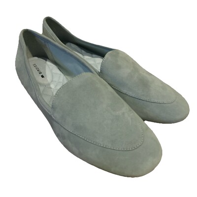 Birdies VESPER Suede Blue Flat Slip On  Shoes Sz.8.5 Ladies