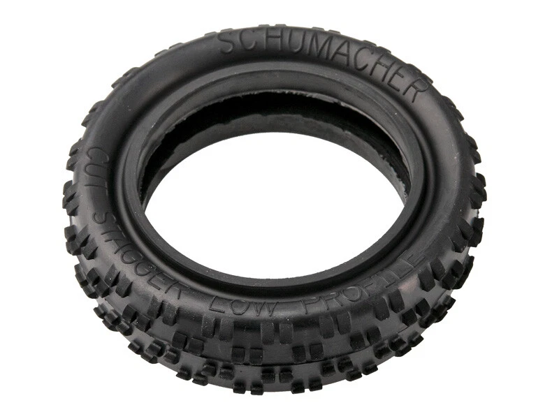 Pneumatici fuoristrada Schumacher 1:10 Cut Stagger argento 2 pneumatici anter... - Immagine 3 di 4