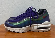 Nike Airmax Sneakers Youth Size 6.5 Women's Size 8 Lace-Up Purple Metallic