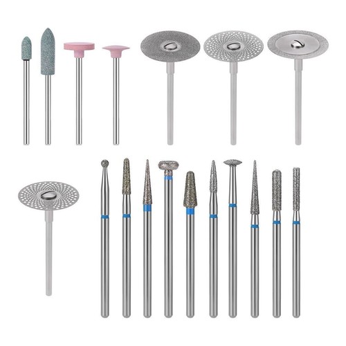 AZDENT Dental Lab Polishing Burs HP Disc Brush Stone Kit for Ceramics Porcelain - Picture 5 of 47