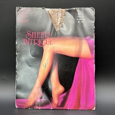 NOS Sheer Intrigue Thigh High Stockings Sandalfoot Size B Suntan