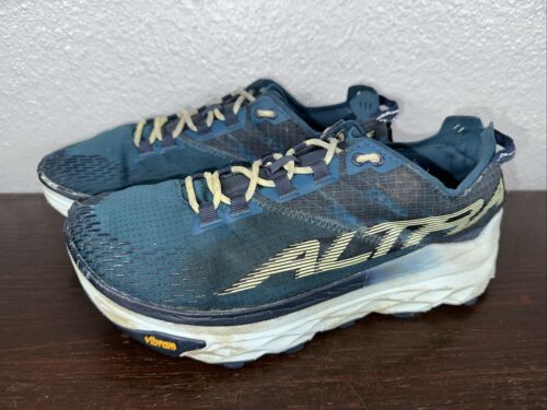Altra Shoes Womens Size 9 Blue Mont Black Trail Athletic Running Sneakers