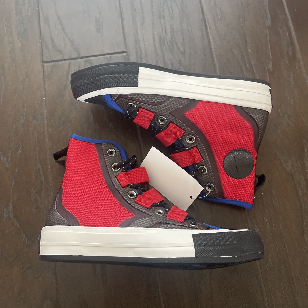 Converse Big Kid Chuck 70 Tech Hiker Hi 262285C Red/Blue