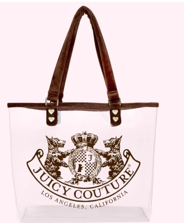 Stoney Clover Lane x Juicy Couture Clear Tote Bag It has some invisible print - Image 2 of 4