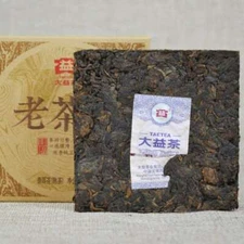 TAETEA Lao Cha Tou * 2014 Menghai Dayi Pu-erh Brick Ripe Puer Tea Brick 100g