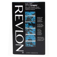 Revlon Nail Art Style Strips Blue And Black Paint Splatter Chop on sale Revlon Nail Art Style Strips Blue And Black Paint Splatter Chop on sale