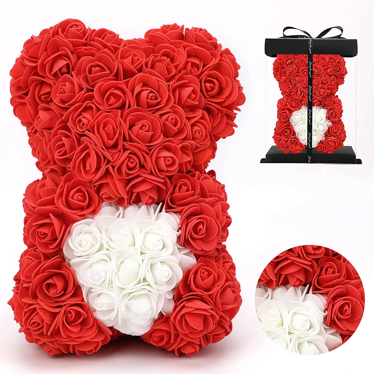 Rose made on sale teddy bear
