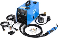 S7 200Amp MIG Welder - 4 in 1 Multiprocess Welding Machine for Gas/Gasless Weldi