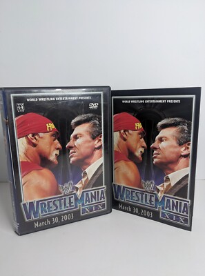 WWE WRESTLEMANIA XIX 19 DVD 2 Disc Set 2003 Pay-Per-View Stone Cold The Rock