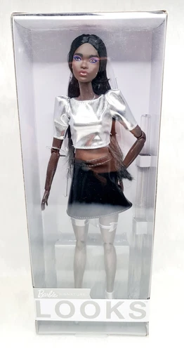 Mattel Barbie Signature Barbie Looks Doll Tall, Dark Brown # 10 2022 # HBX93 #26