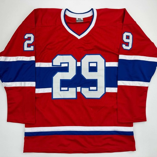 Facsimile Autographed Ken Dryden Montreal Red Reprint Jersey Size Men's XL - Picture 3 of 4