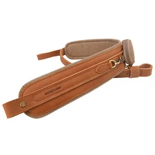 Hunting Leather Rifle Gun Sling with Pocket, Shotgun Straps 33.5" - 41" Adjusted
