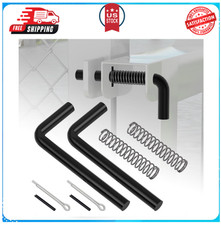 819T Trailer Gate Spring Latch Kit with Extra Pins 2 Pack Trailer Gate Pins Heav