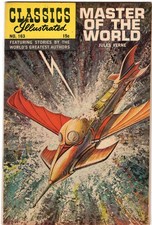 Gilberton Comics Classics Illustrated Master Of The World Book #163 HRN 148