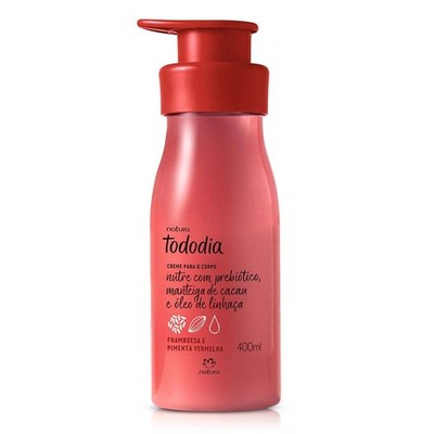 Natura - Tododia Framboesa e Pimenta Vermelha - Creme Nutritivo para Corpo 400Ml
