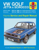 VW Golf, Jetta & Scirocco Mk 1 Petrol 1.5, 1.6 & 1.8 (74 - 84) Haynes Repair...