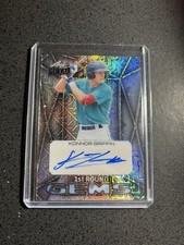 2024 Leaf Metal Baseball KONNOR GRIFFIN 1st Round Gems Mojo Auto /10 Pirates