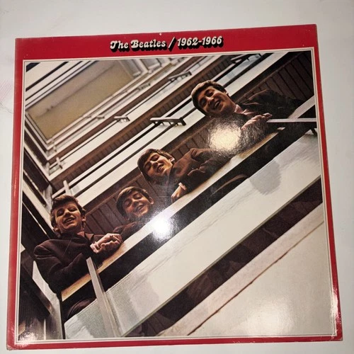THE BEATLES 1962-1966 UK 2LP 1st PRESS 1973 Apple PCSP 717 EX/VG  import