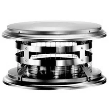 DuraVent DuraTech Chimney Cap, 6-Inch Diameter