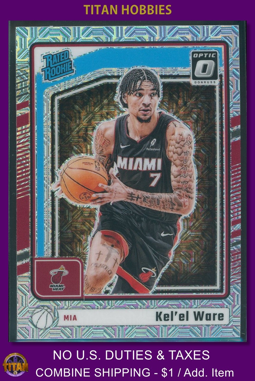 2024-25 Panini Donruss Optic Rated Rookie Choice HOLO #280 Kel'el Ware RC