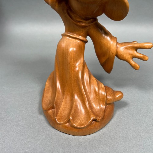 RARO Disney Legno Intagliato Topolino Fantasia Mago Anri #1169/2500 Legno - Foto 13 di 24