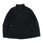 CP Company Jacket Mens 50 Black Piuma Doca Hooded Removable Goose Down Liner L