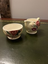 Maling (Rosalind) Vintage small milk jug and sugar bowl 