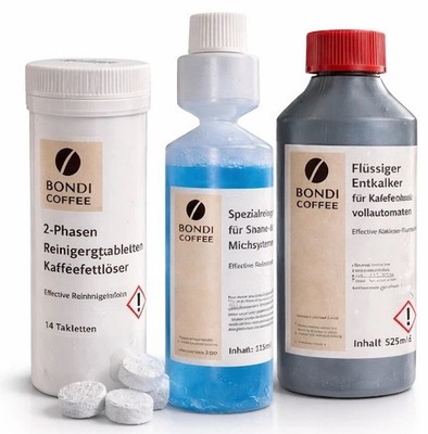 Kaffeemaschine Pflege Set Reinger 3er Set Jura Siemens DeLonghi Bosch Krups