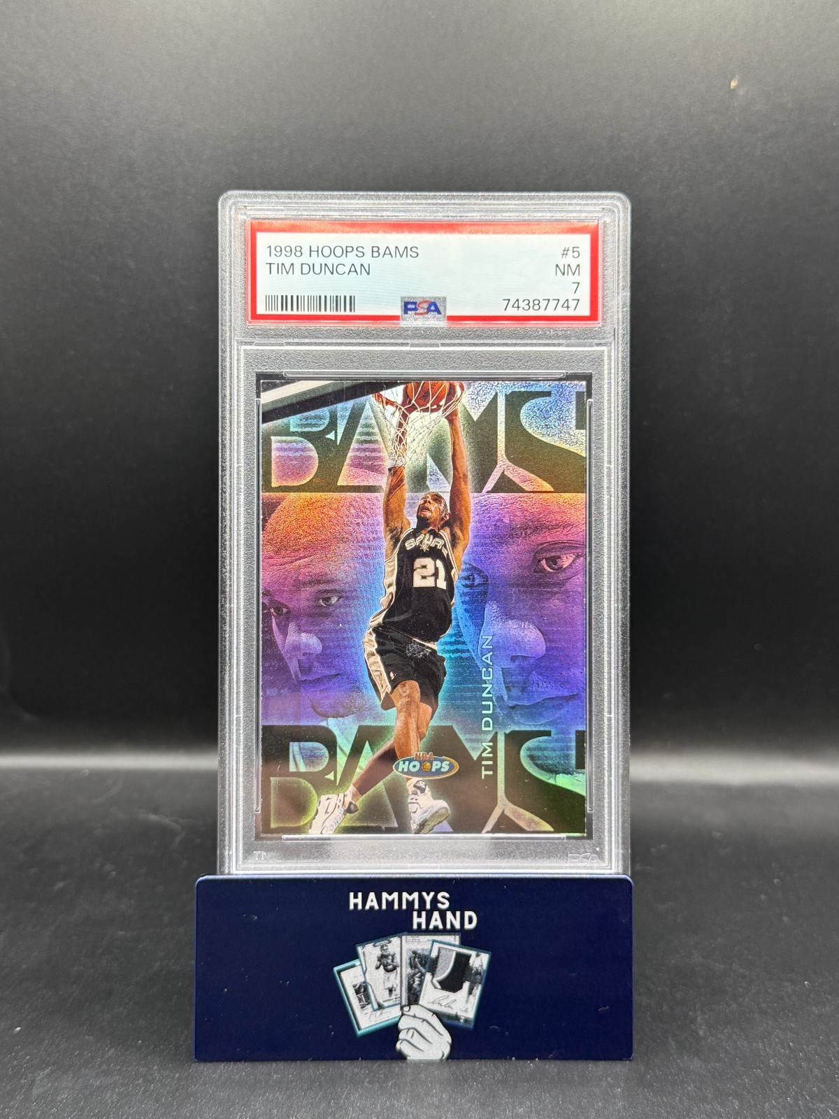 1998 Hoops Bams Tim Duncan /250 #5 PSA 7!!
