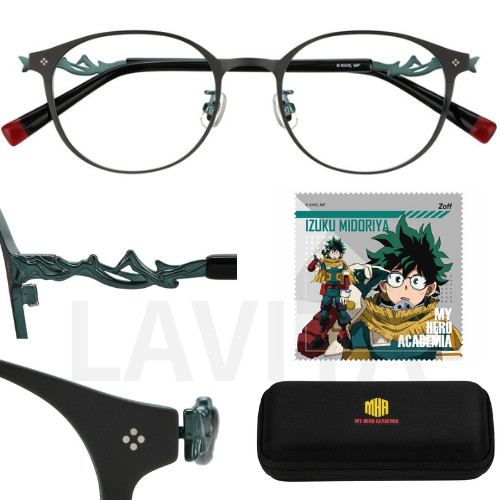 Gafas My Hero Academia Izuku Midoriya alfombrilla negra ZOFF ZY262001-14F1