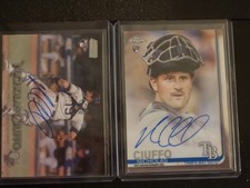 Nicholas Ciuffo Rookie Autograph Lot Topps Chrome Stadium Club, RA-NC, SCA-NC