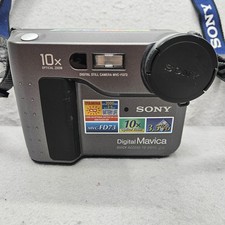 Sony MVC-FD73 Digital Mavica Floppy Disk Camera 10x Zoom Untested Vintage