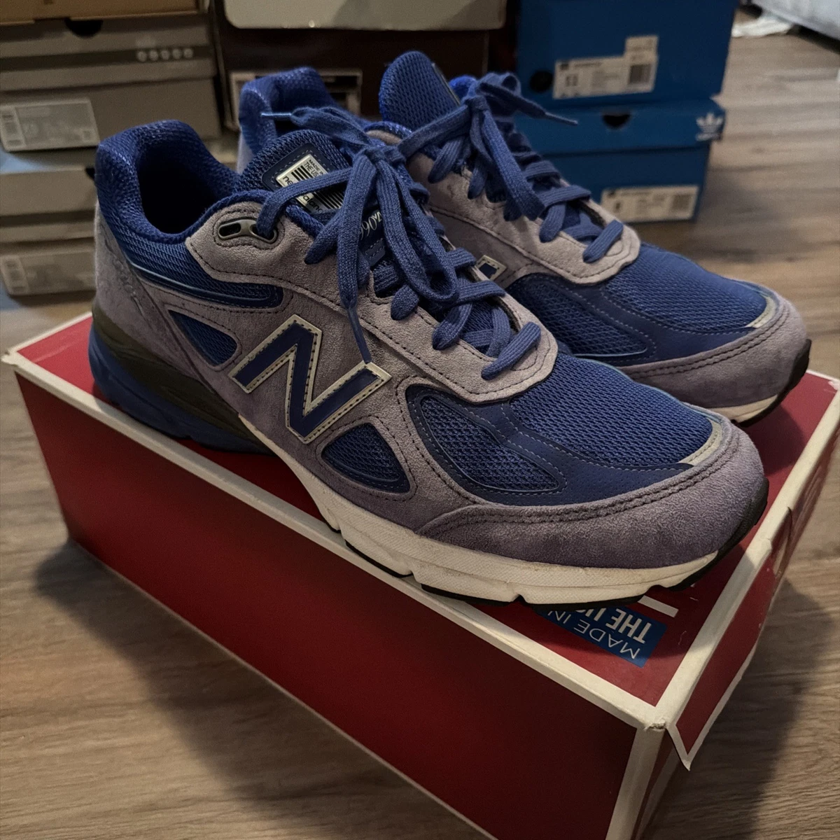 Preços baixos em New Balance 990v4 Made In USA UV Blue | eBay