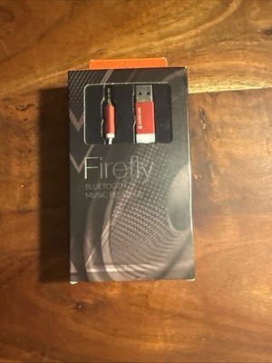 TUNAI Firefly Bluetooth Empfänger, 3,5mm AUX-Anschluss, Rot