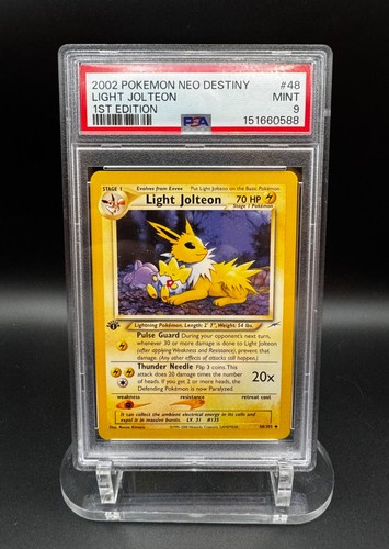 Light Jolteon (1st Edition) graded PSA 9 for sale on eBay