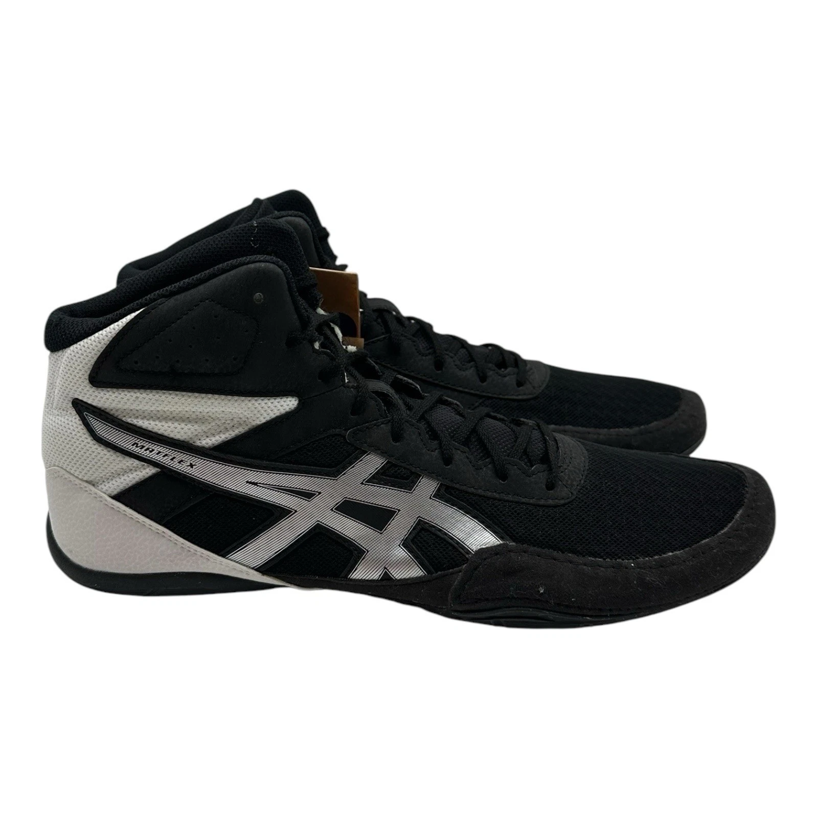 Scarpe da wrestling Asics Matflex uomo taglia 14 nero bianco sneakers sportive 1081A021